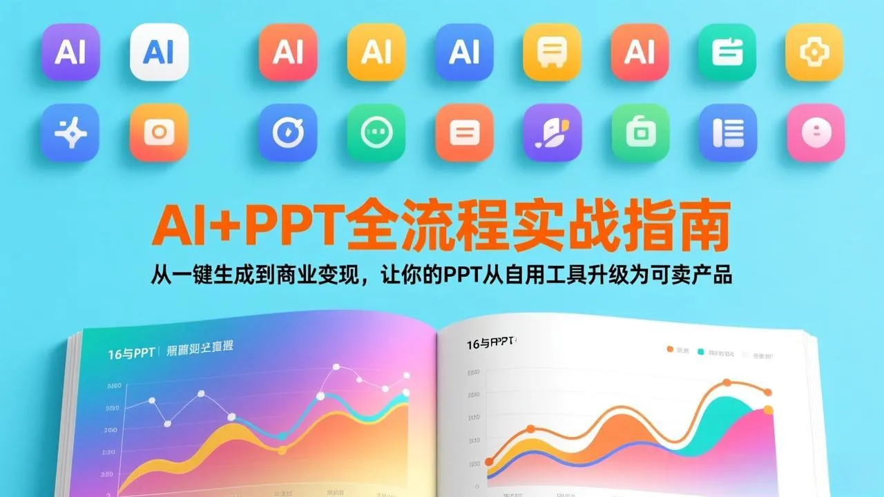 AI+PPT全流程实战指南：从一键生成到商业变现，让你的PPT从自用工具升级为可卖产品-享梦库