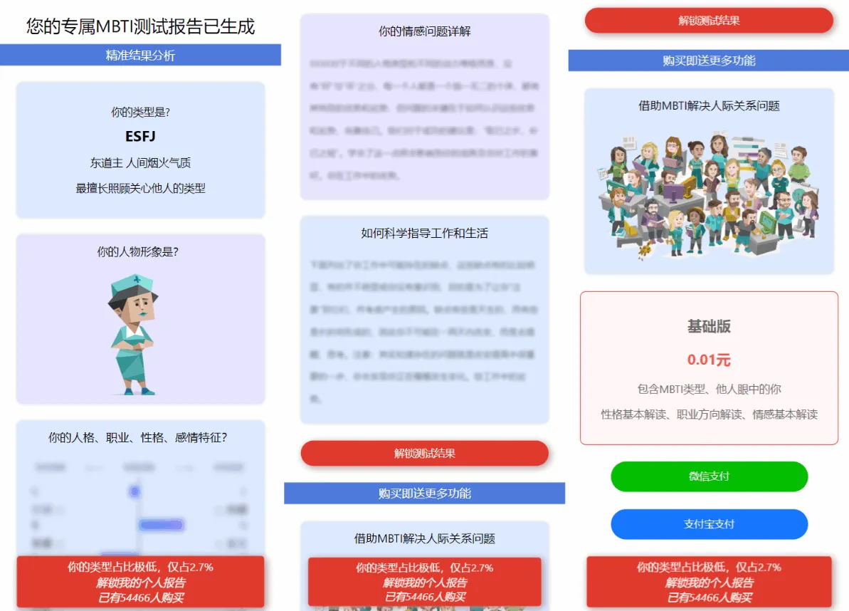 图片[4]-MBTI性格测试网站源码带h5端 亲测 - 享梦库-享梦库