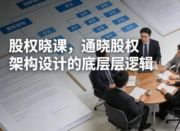 股权晓课，通晓股权架构设计的底层逻辑-享梦库